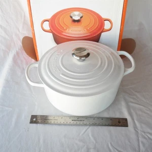 Nueva Cazuela Le Creuset 26 Blanca / Horno Holandés 5 1/2 cuartos (LEER) - Imagen 1 de 9