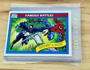 Tarjeta #106 1990 Marvel Comics Spider-Man vs. Venom novato batallas famosas como nueva - Imagen 1 de 2