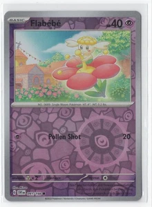 Pokemon Scarlet & Violet 091/198 Flabébé Reverse Holo - Picture 1 of 1