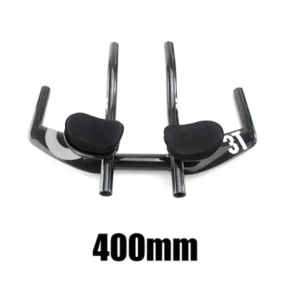 3T Carbon Time Trial Road Bike Handlebar TT Bar Rest Triathlon Handlebars Parts - Image 1 of 4