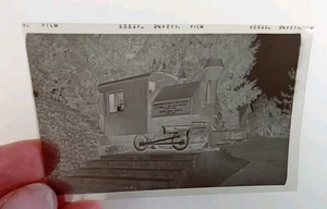 VINTAGE 1950s RR TRAIN PHOTO & NEGATIVE LOGGING ENGINE AMERICAN RIVER LAND 91734 - Imagen 1 de 2