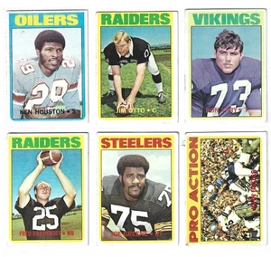 1972 TOPPS FOOTBALL STARTER SET LOT 35 DIFFERENT EX GRADE L@@K - Picture 1 of 1