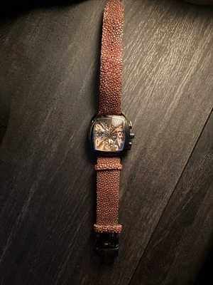 Lancaster Italy Unisex Stainless Steel Watch Galuchat - Image 1 of 3