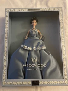 Sealed Box 1999 Mattel Barbie WEDGWOOD ENGLAND Ltd. Edition Puppe mit blauem Kleid - Bild 1 von 6
