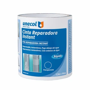 Cinta Reparación Cubiertas Unecol Instant A7711 Transparente 10 cm x 1,5 m - Imagen 1 de 1