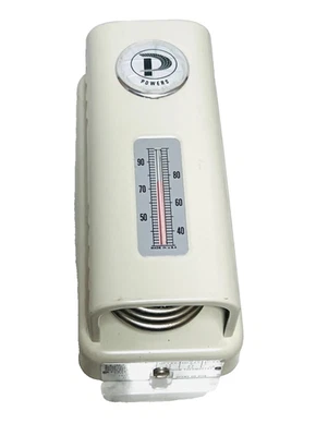 Powers Room Thermostat W-R 152-43 Industrial Control 141-0523 Vintage HVAC Unit - Image 1 of 3