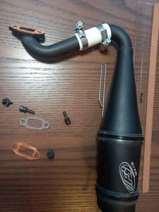 FG Resonanzrohr Auspuff FG 5-013DMC Für RC Auto 1:5 Resonanzschalldämpfer - Bild 1 von 6