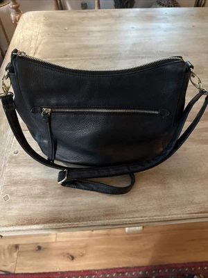 Banana Republic Black leather Crossbody Purse - Image 1 of 4