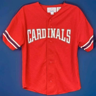 'VTG' 90's Starter MLB⚾'St Louis Cardinals''Mark McGwire'#25 Jersey-Youth Sz L - Image 1 of 4