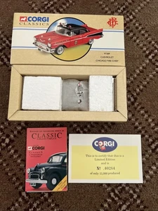 1993 Mattel Corgi Classics 97389 Chevrolet Chicago Fire Chief Car MIB NRFB - Picture 1 of 4