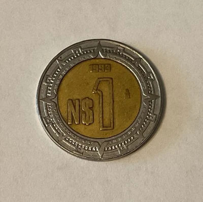 Moneda México 1 peso 1993 Foto 1 de 2