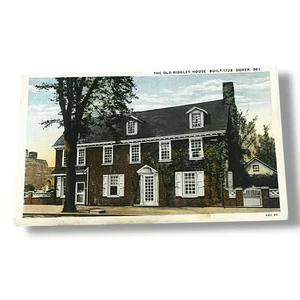 Postcard The Old Ridgley House Dover Delaware White Border Card C254 - Picture 1 of 2