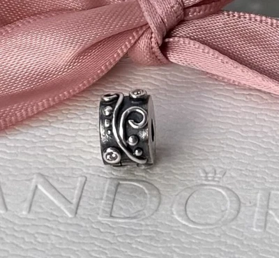 Original Pandora Clip „Ranken“ pink, 925 silber #790380PCZ - Bild 1 von 2