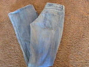 KUNNA JEANS  28 x 33 Low Rise Flare Rag Wash* - Picture 1 of 6