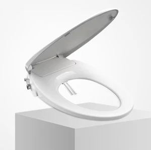 Non-Electric Elongated Toilet Bidet Seat With Self Cleaning & Soft Close - Picture 1 of 6