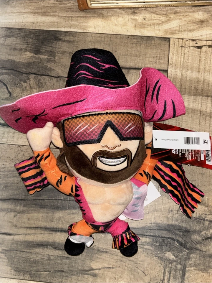 WWE Randy Savage Macho Man Plush Walmart Wrestling Figure 2023 w/Tags