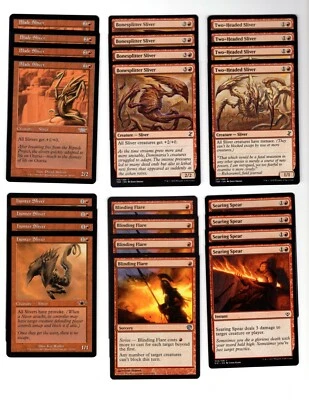 Sliver Deck - Very Powerful - MTG Magic the Gathering - Ready to Play! Red Aggro - Image 1 of 3