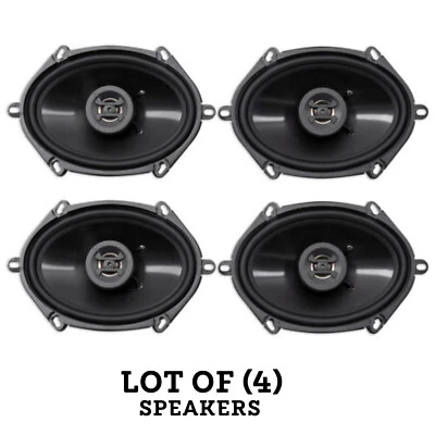 Lot of (4) Hifonics ZS5768CX 5x7" or 6x8" 500 Watt Coaxial Car Audio Speakers - Image 1 of 4