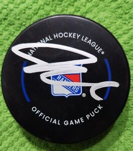 Jonathan Quick Signed Autographed New York Rangers Official Game Puck