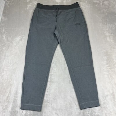 The North Face Jogger Pants Men's Size L Gray Sweatpants Fleece Drawstring - Image 1 of 4