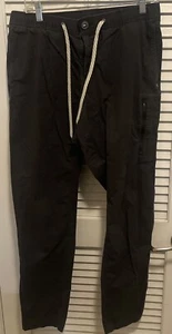 Vuori The Rise The Shine Pants Mens Large Gray Solid Drawstring Athleisure - Picture 1 of 13