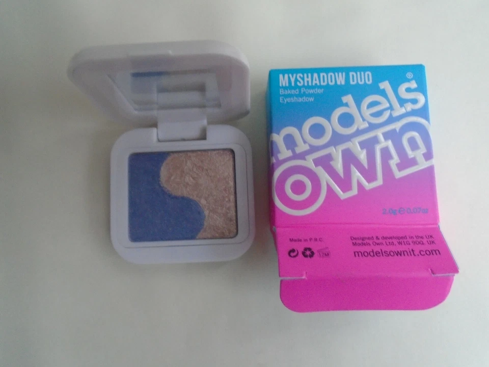 Models Own Myshadow Duo Baked Powder Eyeshadow Meringue 07 New - Image 1 of 1