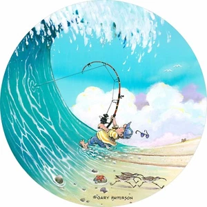 High Tide Ocean Wave Fishing Spare Tire Cover All Sizes-back up camera optional - Picture 1 of 5