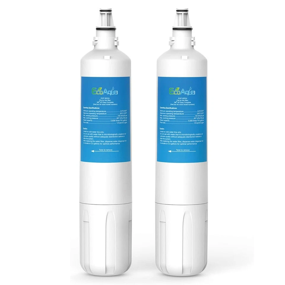 EcoAqua EWF-8003A Water Filter Replacement Compatible Sub-Zero  2 Pack - Image 1 of 4