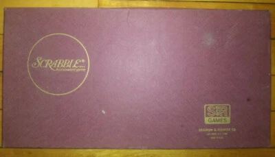 Selchow & Righter SCRABBLE Board Game  1976 edition   for parts  + bonus - Image 1 of 3