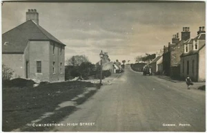 HIGH STREET, CUMINESTOWN - Aberdeenshire Postcard - Gammie (P2341) - Picture 1 of 2