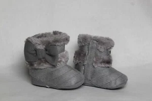 0-6 mon SZ. 1 Infant Baby Boots Soft Sole Anti Slip Warm Boots Newborn Crib Shoe - Picture 1 of 6