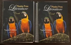 Mosdos Press Literature Coral Teacher’s Edition Lot Part One and Two - Picture 1 of 2
