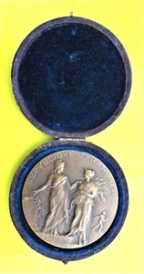 FRANCIA PARÍS 1914 Medalla premio caballo por ALPHEE DUBOIS Ø 50,0mm- 68,40 gr - Imagen 1 de 14