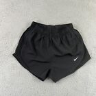 Nike Tempo Shorts Womens Small Black Dri Fit Running Brief Lined