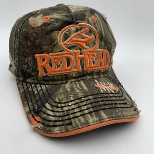 Sombrero camuflado Red Head para niños correa trasera madera camuflaje bajo tienda profesional línea de caza desaparecida - Imagen 1 de 7