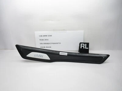 Panel de placa de escalón de desgaste del umbral de la puerta trasera izquierda BMW 328D 2014-2018 7263313 FABRICANTE DE EQUIPOS ORIGINALES Foto 1 de 4