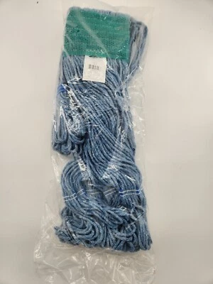 ACS Industries - M8706 - 中号拖把头 - 棉/合成 - 蓝色 - 12 件装 — 第 1/4 张图片