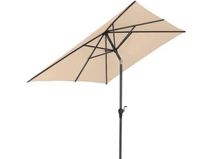 Siena Garden Marktschirm Avio 200 cm x 250 cm Ecru mit Kurbelmechanik - Bild 1 von 9