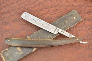 VINTAGE STRAIGHT RAZOR KNIFE 1870-c1950 IXL GEORGE WOSTENHOLM SHEFFIELD (18612) - Picture 1 of 4