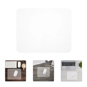 Clear Glass Mouse Pad Home Office Accessory Small Mouse Pad Cool Mouse Gaming - Afbeelding 1 van 12