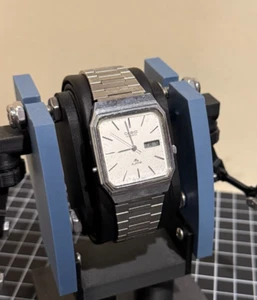 Rare Vintage Casio Ana/Digi Alarm Japan Made Men's Quartz Watch MQA-100 Mod. 333 - Picture 1 of 5