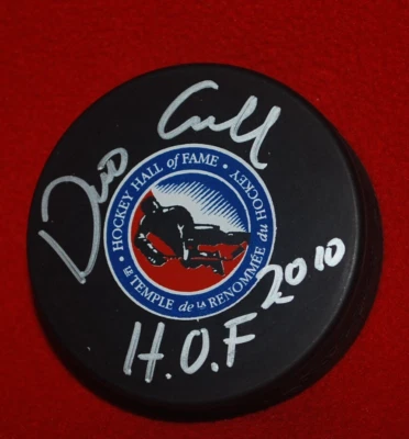 Хоккейная шайба с автографом DINO CICCARELLI HOF Beckett сертификат подлинности 2W918114 - Изображение 1 из 2