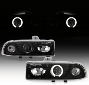 Black Fits 1998-2004 Chevy S10 Pickup Blazer Headlights Bumper Projector Lamp - Picture 1 of 7