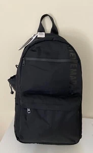 $85 Steve Madden Nylon Black Backpack Travel Bag School Bag + Pouch NWT - Picture 1 of 10