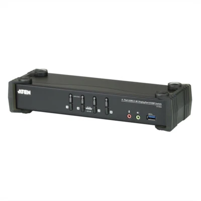 ATEN CS1924 4-Port USB 3.0 4K DisplayPort KVM Switch - Bild 1 von 2
