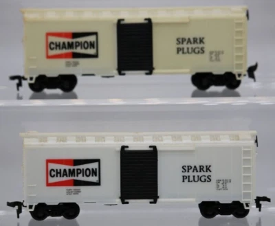 HO Scale Model Power, 40' Box Car, Champion Spark Plugs, White, #8005-2 Lot of 2 - Image 1 of 4