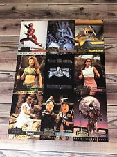 1995 Fleer Ultra Power Rangers Movie Sample Promo Uncut 9-Card (7x10) Sheet