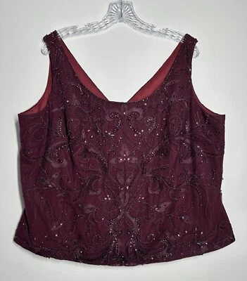 MGNY Jeweled Corset Top Whimsygoth Glam Goth Fairy Embroidered Formal 2XL 19/20 - Image 1 of 4