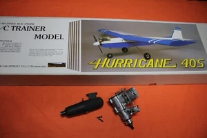 Combo : NIB Vintage COSMO HURRICANE 40S Balsa Kit + New IRVINE 40 Engine - Picture 1 of 14