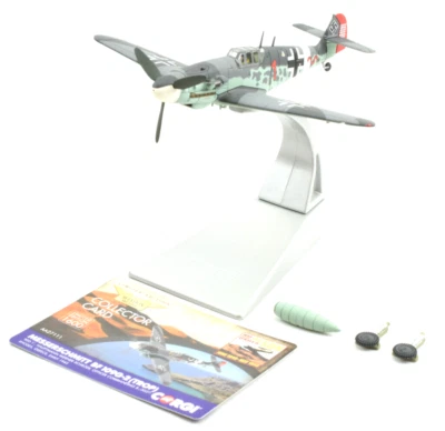 Corgi "Red 1" Messerschmitt Bf 109G-2 (TROP) 1:72 Die-Cast Airplane AA27111 - Image 1 of 4